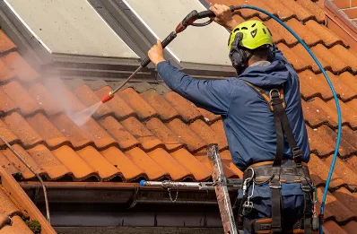 Démoussage et hydrofuge de toiture à Greux